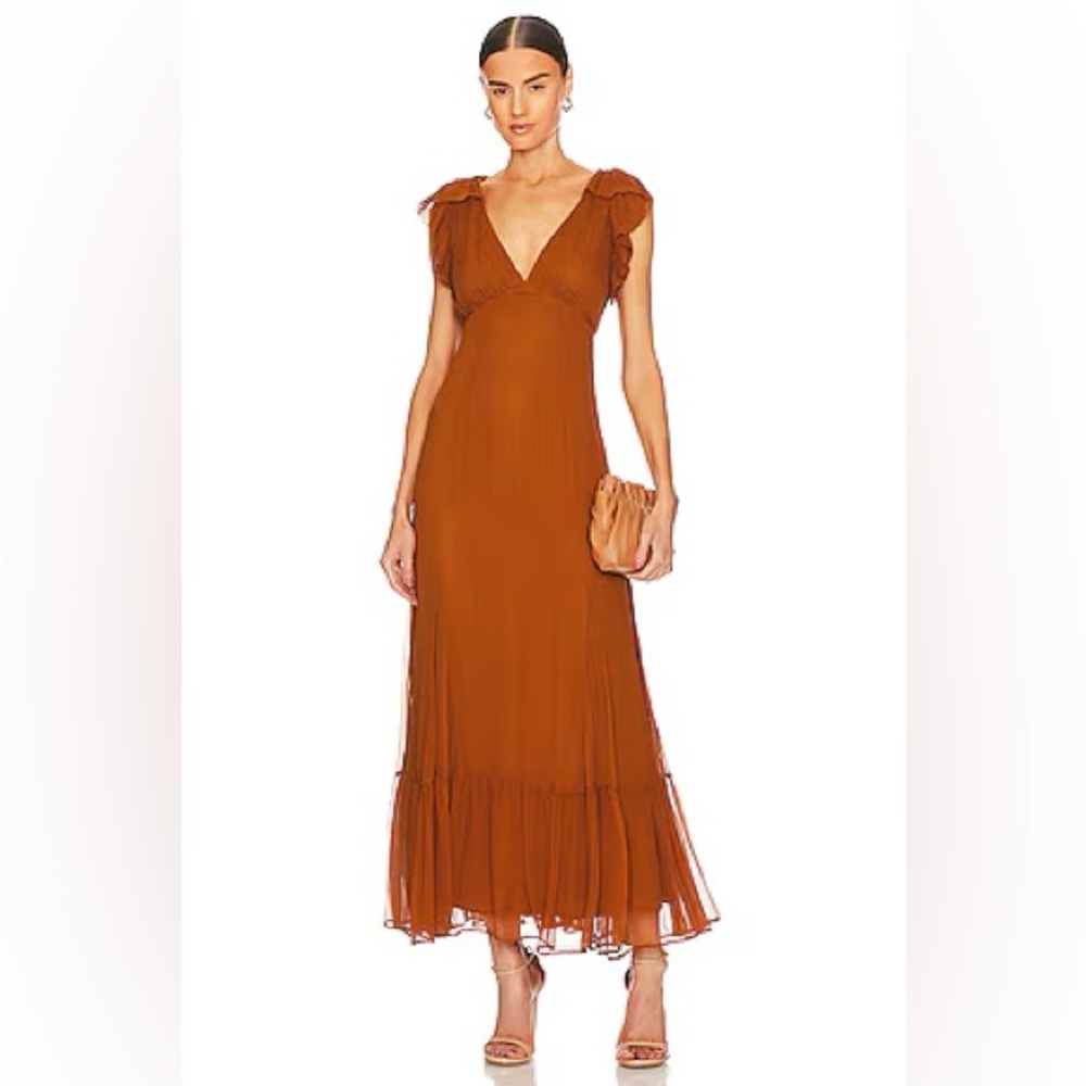 Tularosa 	ALTHEA MAXI DRESS IN GOLDEN SPICE